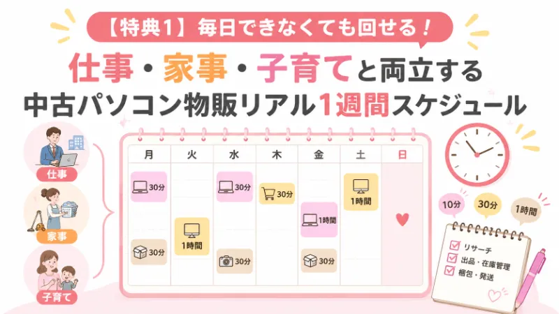 特典1 リアル1週間スケジュール